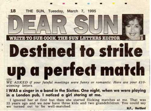 The Sun article 1995