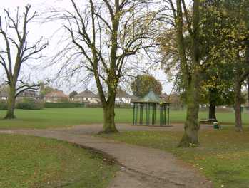 The old fountain area now