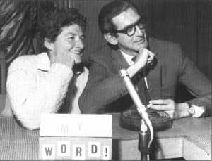 Journalist Nancy Spain with Denis Norden