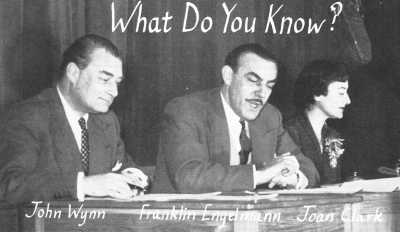 John Wynn, Franklin Engelmann and Joan Clark