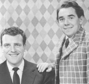 Eamonn Andrews and Ronnie Corbett