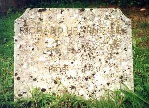 Richard Hearne's grave - The inscription reads: RICHARD HEARNE OBE; MR. PASTRY; 1908 - 1979