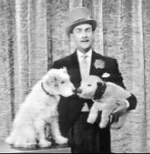 Saveen and Mickey with dummy dog