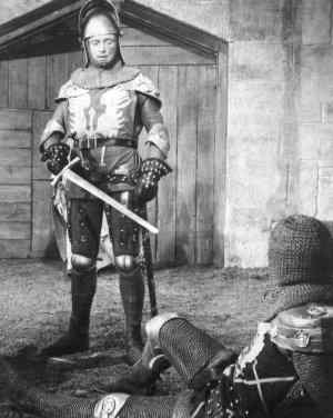 William Russell as Sir Lancelot