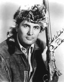 Fess Parker autographed photo