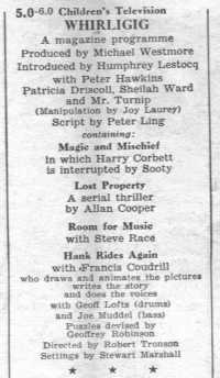 Radio Times clipping