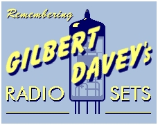 Remembering Gilbert Davey's  Radio Sets logo.