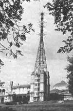 Alexandra Palace studios and transmitting station which was replaced by the new Crystal Palace tranmitter