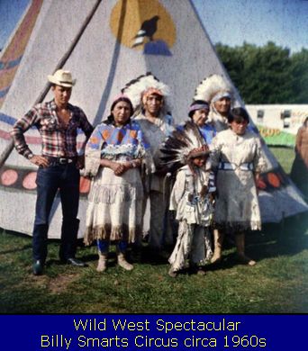 Wild West Spectacular - Billy Smart's Circus circa 1960s